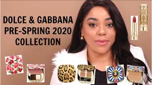 dolce gabbana pre spring 2020 makeup
