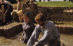 Image result for carey mulligan leather riding jacket photo from movie far from madding crowd