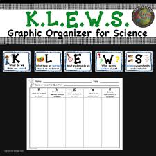 Klews Chart Graphic Organizer For Science