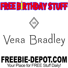 free birthday stuff vera bradley