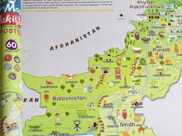 Pakistan denies india's claims that it is heading in the direction of the west; Kids Map Of Pakistan Maps By Aisha