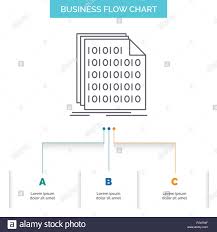 Binary Code Coding Data Document Business Flow Chart