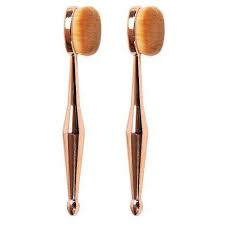 2pcs makeup brushes oval makeup brush