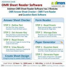 admen omr sheet reader software for
