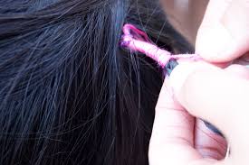 Luckily, there's a simple solution. How To Do Easy Diy Hair Wraps With Kids Pink Stripey Socks