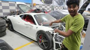 Use cash auto salvage's free junk car calculator. Rebuilding A Crashed Ferrari 458 In Dubai Youtube