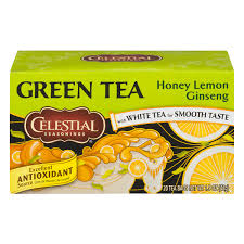 honey lemon ginseng green tea bags
