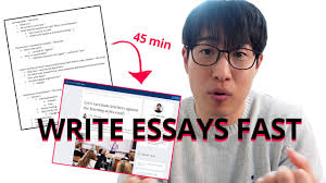 3 steps to write essays faster and