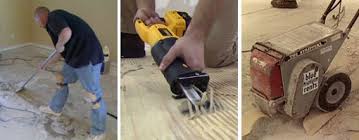 remove glue and adhesive from floors