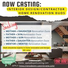 new home renovation show casting for