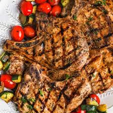 grilled pork chops spend with pennies