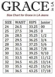 Levi Jeans Size Chart Conversion New Grace In La Jeans Size