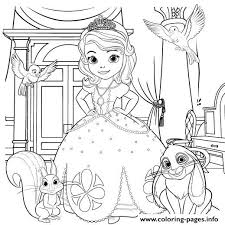 Good luck everyone !!!if you need other explanations go to my. Princess Sofia The First With Animals Coloring Pages Printable