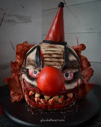 carn evil clown cake ghoul at heart