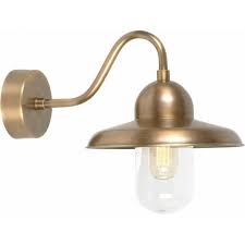 Solid Brass Outdoor Wall Lamp Swan