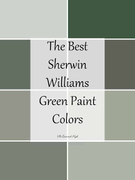 The Best Green Paint Colors From