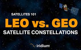 Satellites 101 Leo Vs Geo Iridium Satellite Communications