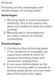 1 running water has a lot of force in