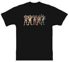 Metroid Samus Evolution Classic T Shirt
