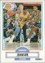 1990 nba hoops 100 superstars #47 magic johnson. 1990 Fleer Magic Johnson 93 Basketball Card For Sale Online Ebay