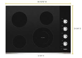 Whirlpool 30 Built In Electric Cooktop