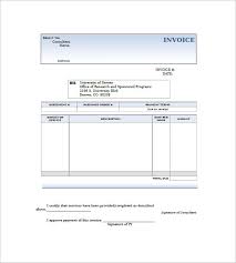 4 Consultant Consulting Invoice Template Free Word Excel Pdf