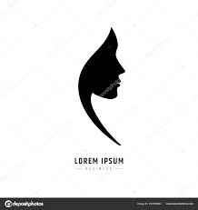 woman face logo for a beauty salon