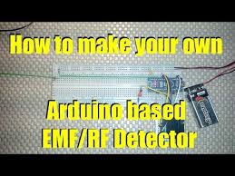 custom arduino emf rf detector