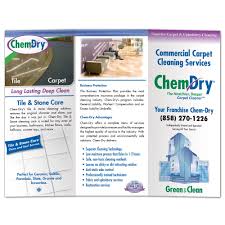 chem dry brochures franchise print