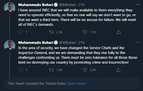 Tensions between the nigerian government and tech giant twitter recently emerged after the social media platform deleted a tweet issued by nigerian president muhammadu buhari that violated the. Ndri Qystbixgm
