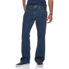Mens Urban Pipeline Relaxed Bootcut Jeans Size 36x32 Med