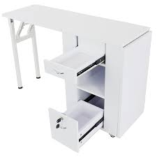 double station foldable manicure table