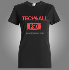 female t shirt mockup v 2 psd tech all