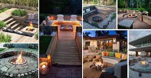 35 Awesome Sunken Fire Pit Ideas For