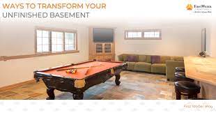 Ways To Transform Your Unfinished Basement