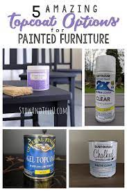 top coat for painted furniture