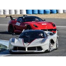 Fia gt3 / imsa gtd / aco gt : Ferrari Fxx K Evo Bianco Avus With Red Livery Looksmart Ls486d Miniatures Autos Motos