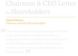 Jamie Dimons Letter To Shareholders Annual Report 2017 Jpmorgan