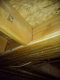 floor joists just sitting there