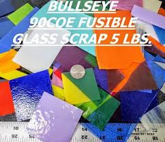 Bullseye Glass Scrap Huge 5 Lbs Great