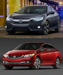 Award applies only to vehicles with optional front crash prevention. 2016 Honda Civic Vs 2015 Honda Civic Old Vs New