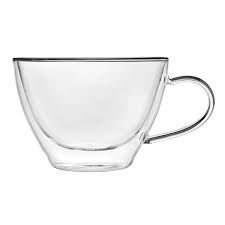 Godinger 18101 Doublewall Cappuccino Single Glass Coffee Mug 11 Oz