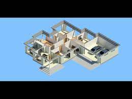 Four Bedrooms Modern House Plan Design
