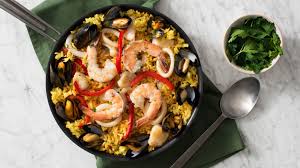 spanish seafood paella recipe mahatma