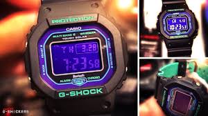 The latest @maharishi x #gshock collaboration is here. Casio G Shock Retro 90s Collection Gwb5600bl 1 Youtube