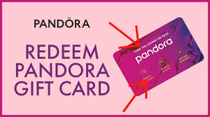 how to redeem pandora gift card 2022