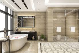 Pottery, porcelain & glass property sound & vision sporting goods sports memorabilia stamps toys & games vehicle parts & accessories video games & consoles wholesale & job lots everything else. 3d Rendering Modern Loft Bathroom With Luxury Tile Decor Bathroom Renovation Trends Bathroom Trends 2020 Bathroom Renovations