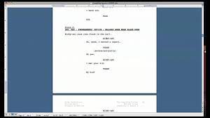 script formatting tips how to format a