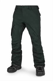 Volcom Articulated Mens Ski Snowboard Pants Xl Dark Green