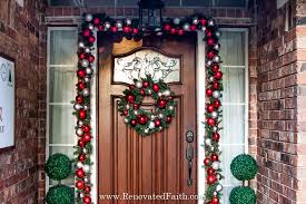 easy christmas front porch ideas on a